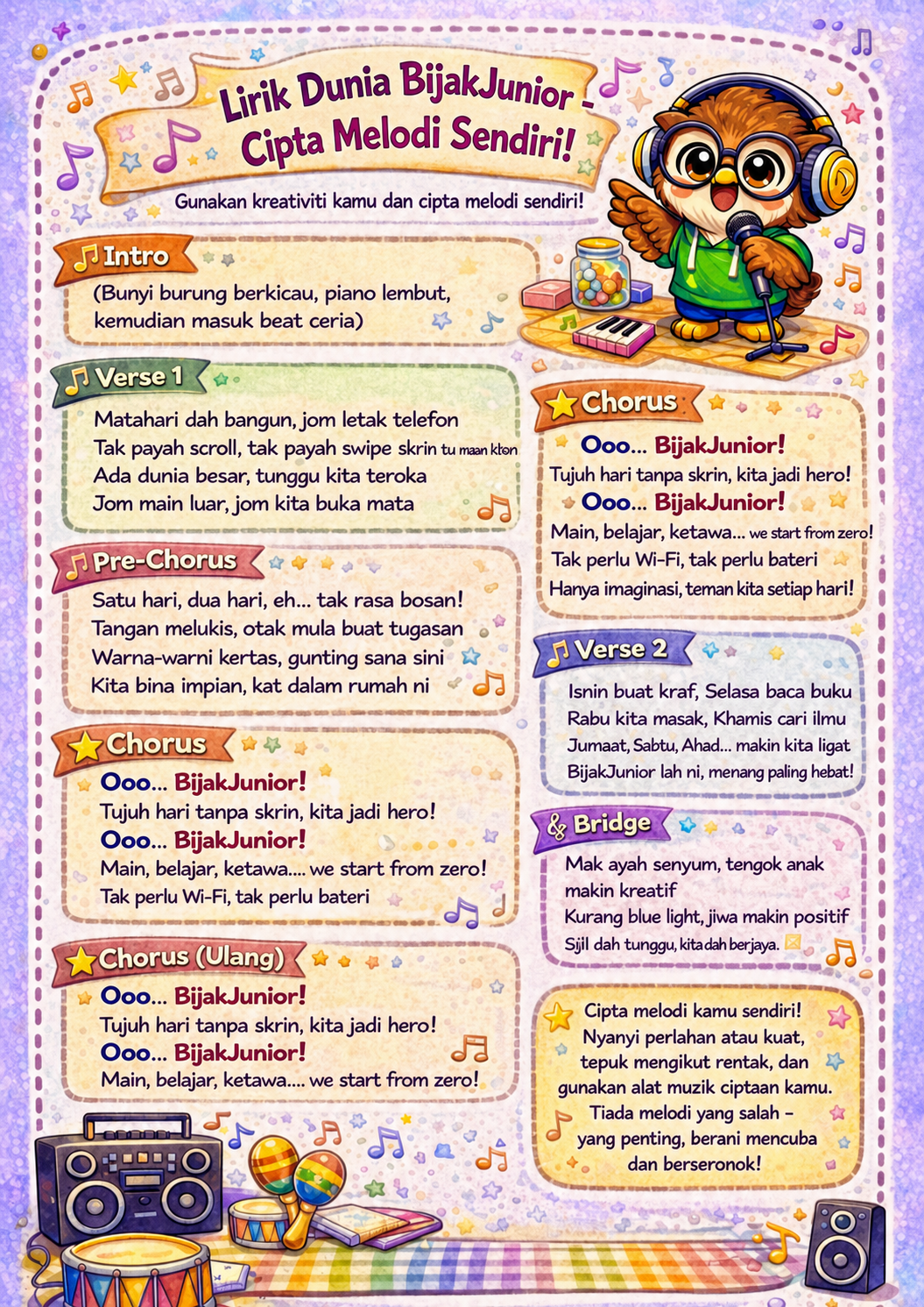 Halaman cipta melodi sendiri